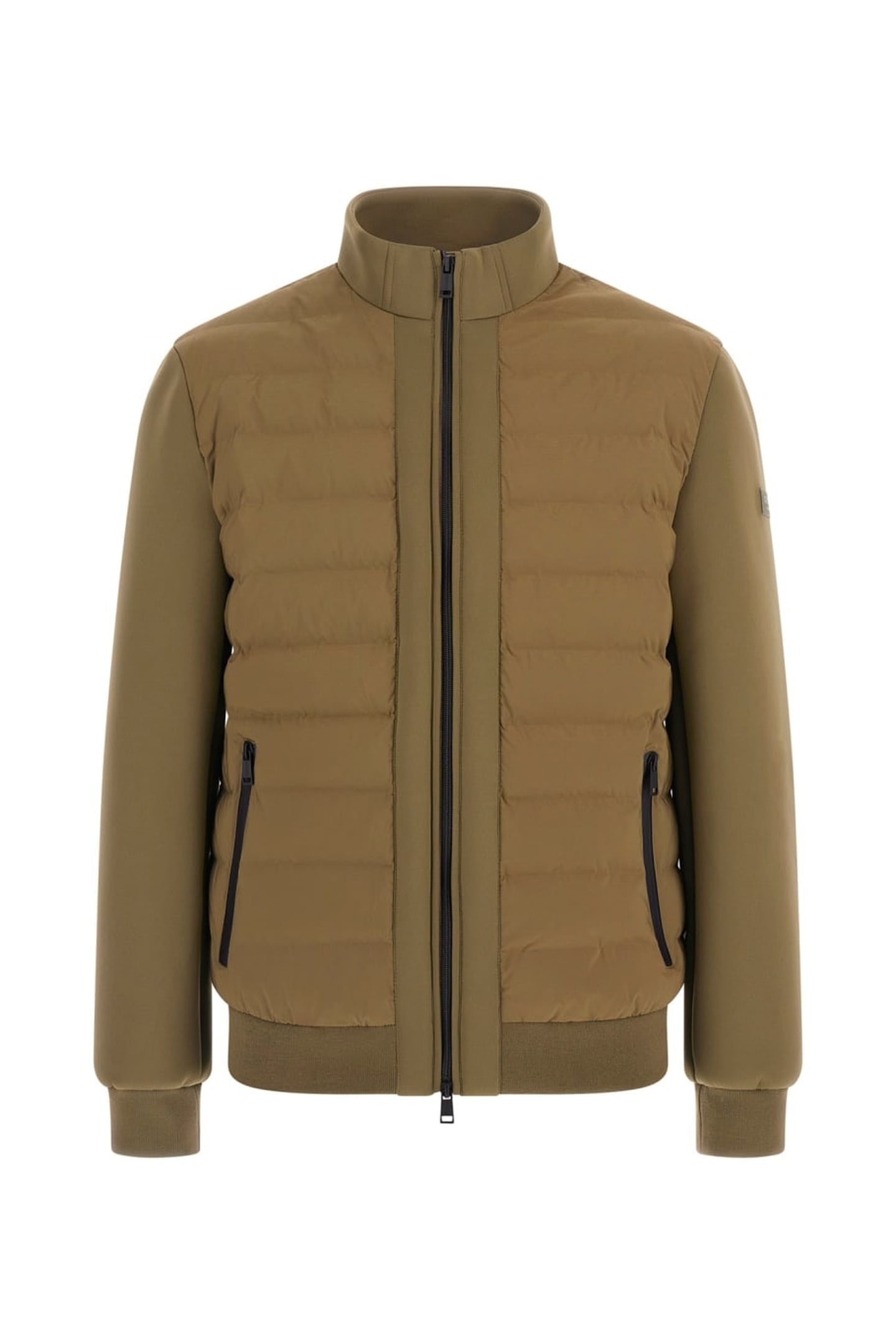 GUESS ECO QUILTED JACKET ARMY OLIVE 3