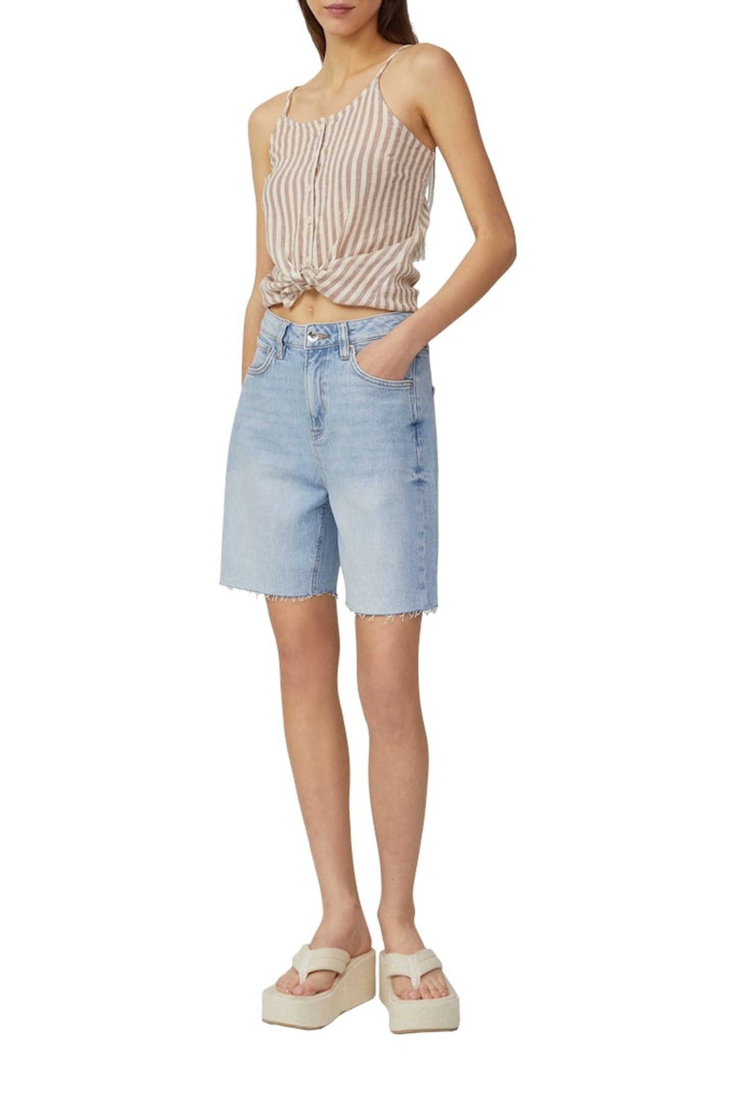 QS JEANS SHORTS BLUE DENIM 1