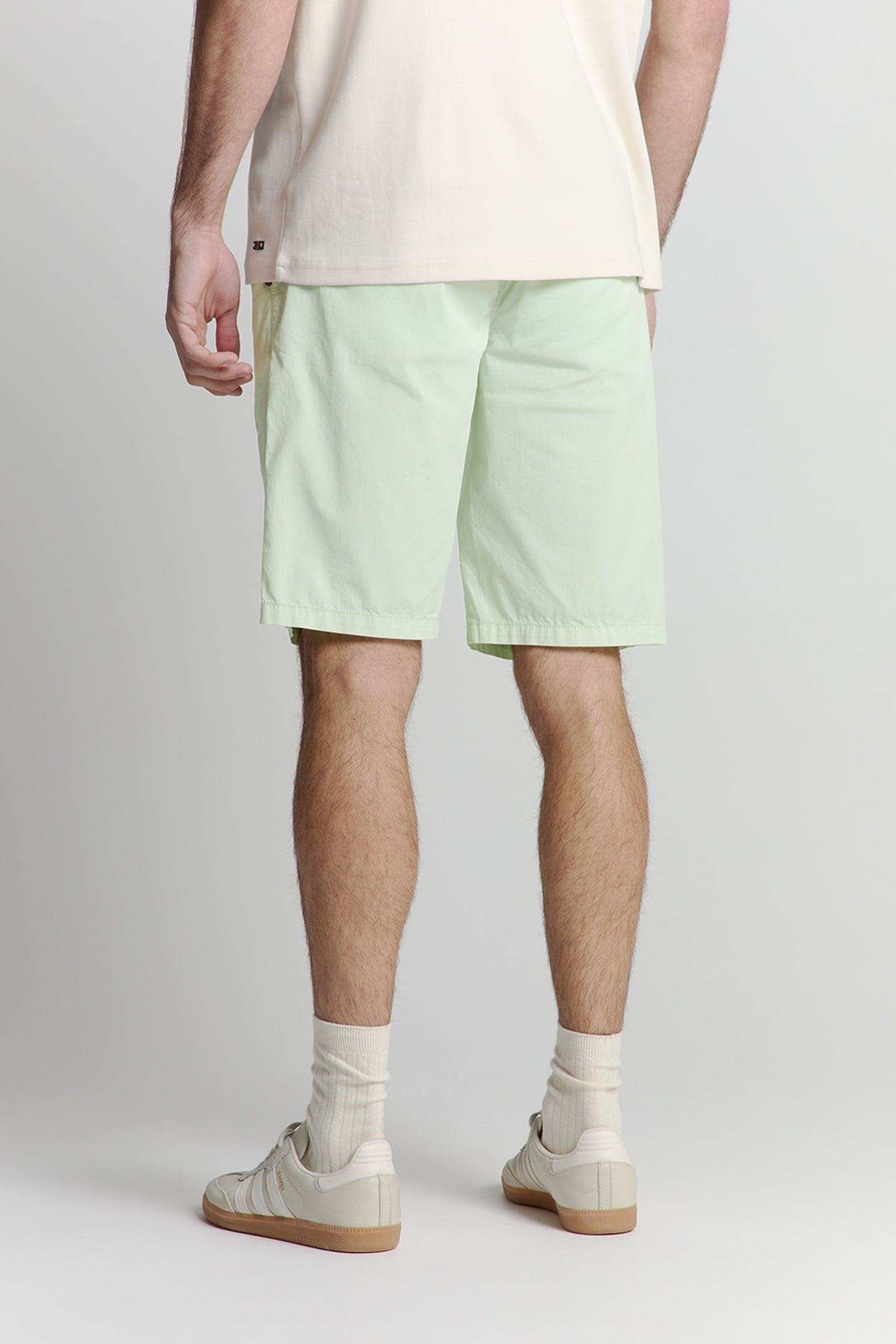 SHORT CHINO GARMENT DYED LIGHT WEIGHT STRETCH MINT 4
