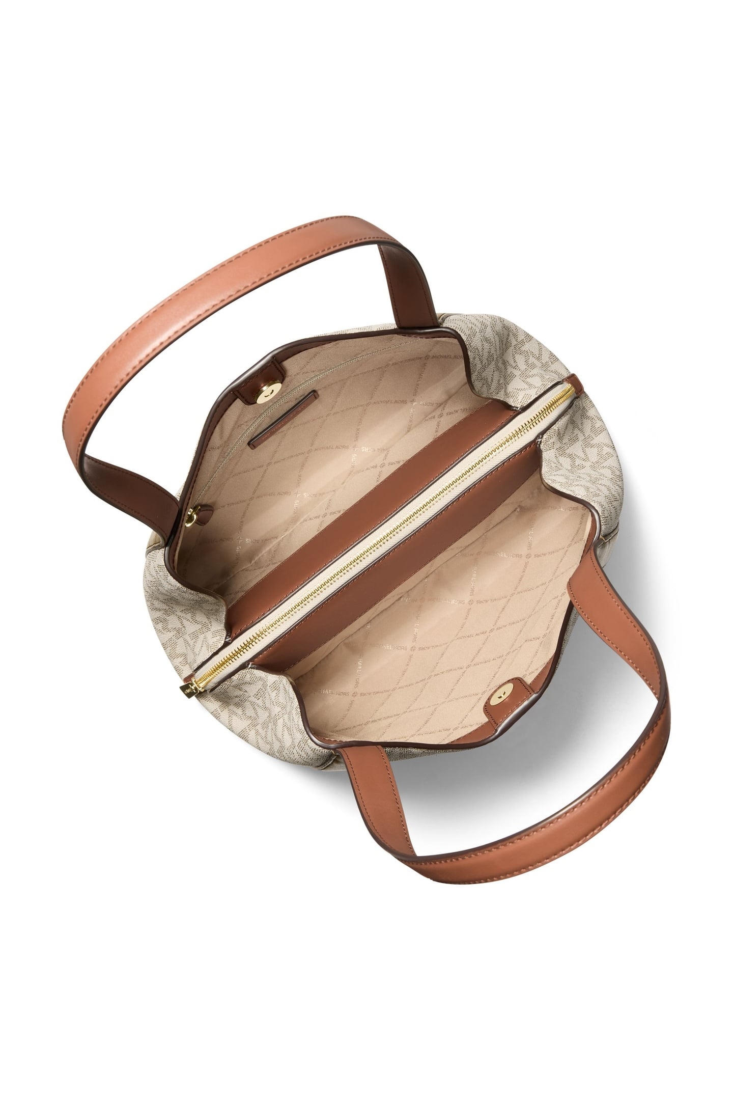 LARGE SHOULDER TOTE BAG VANILLA/LUGG 3