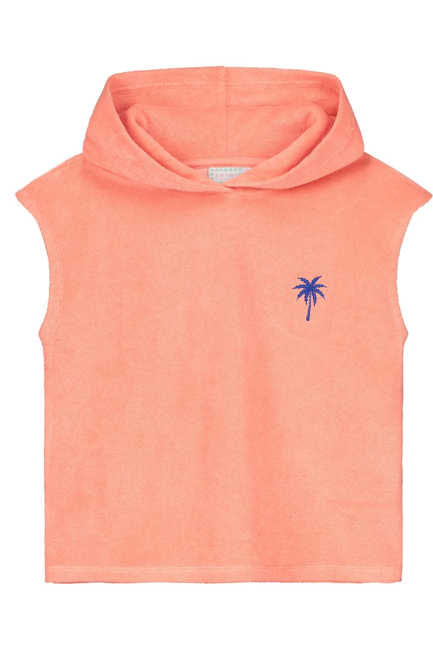 GIRLS SAN JUAN HOODIE TOWELING BLUSH PINK 2