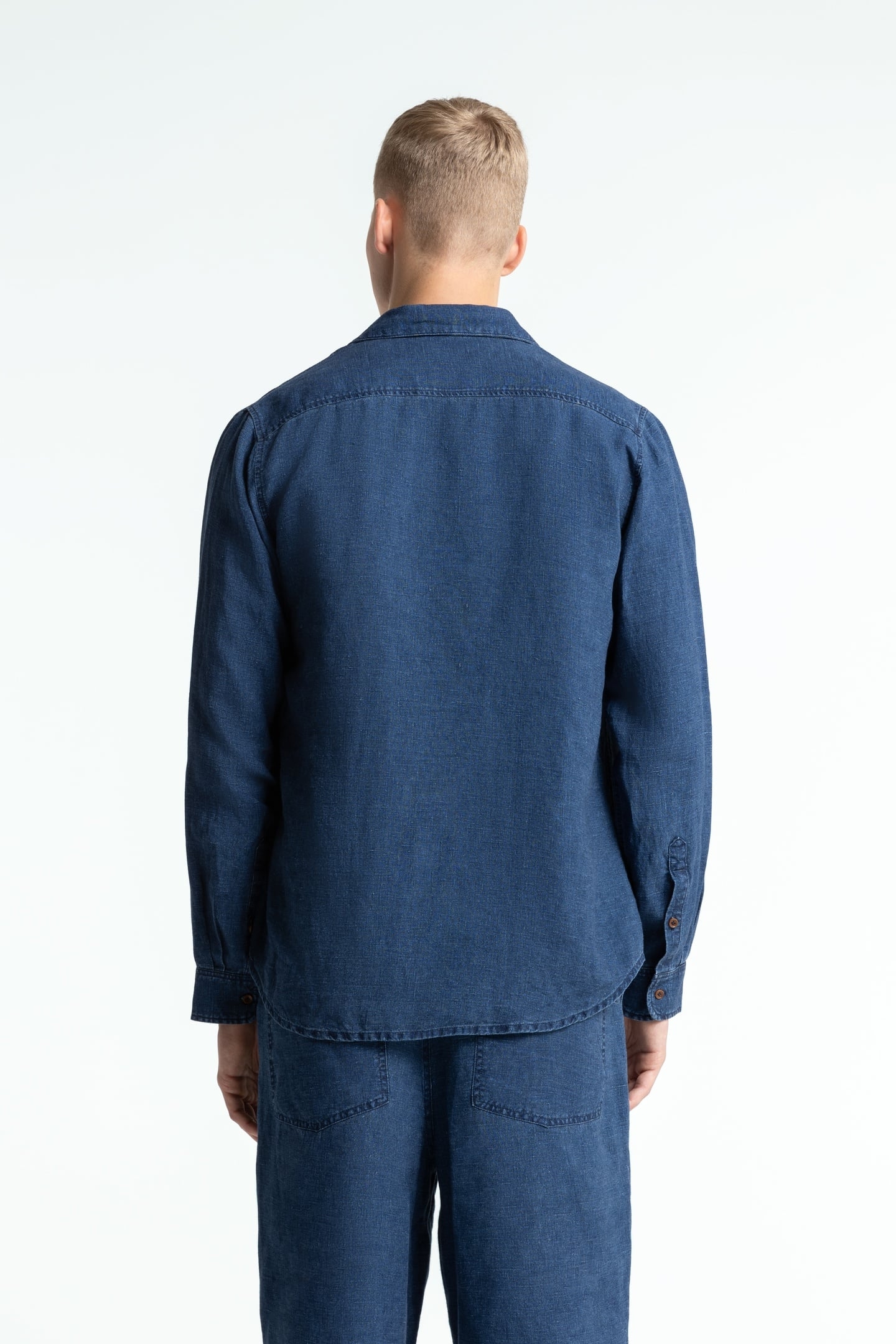 ENDA POCKET INDIGO LINEN 3