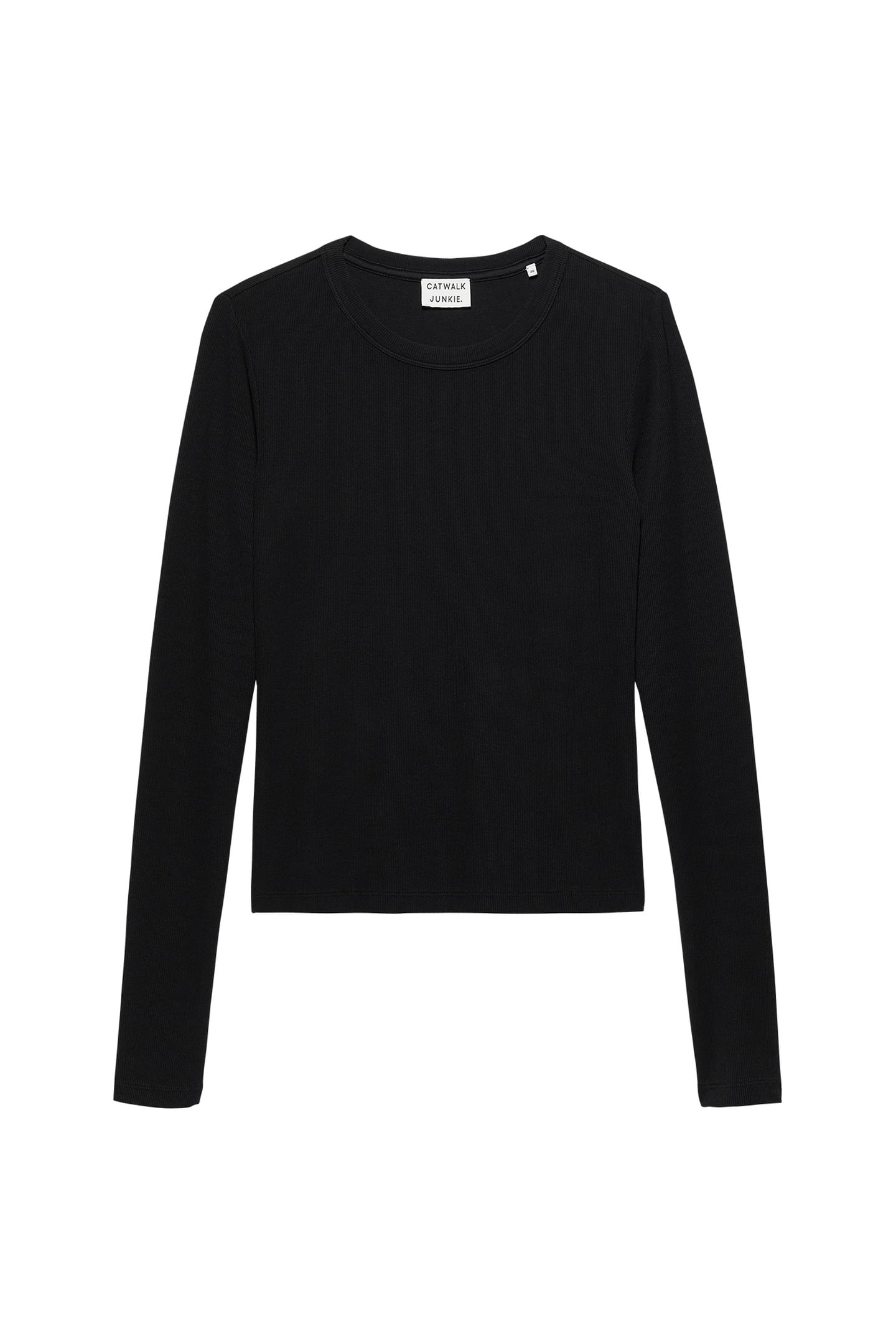 RIB LONG SLEEVE BLACK 4