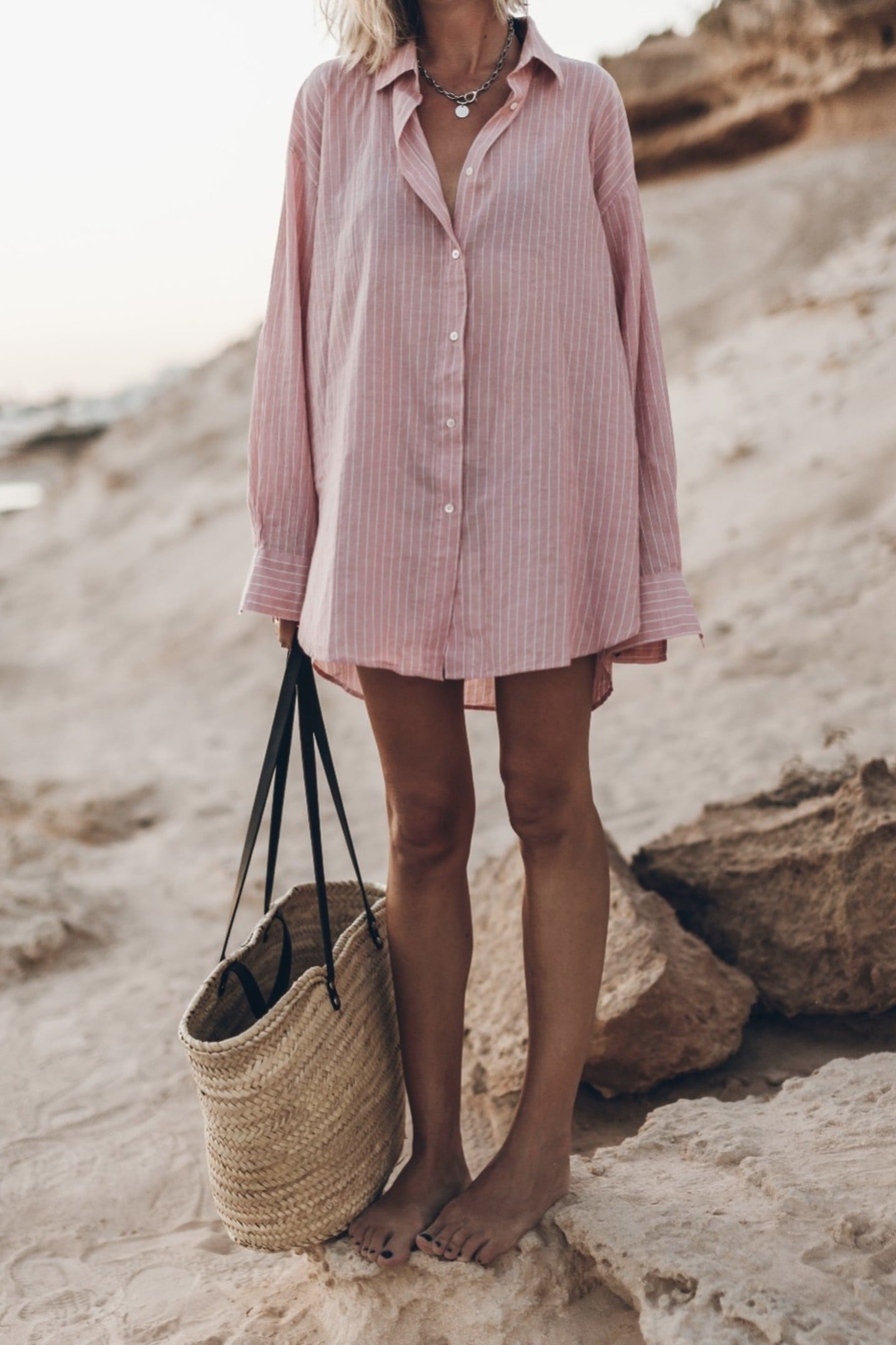 THE PINK STRIPED SHIRT PINK 1