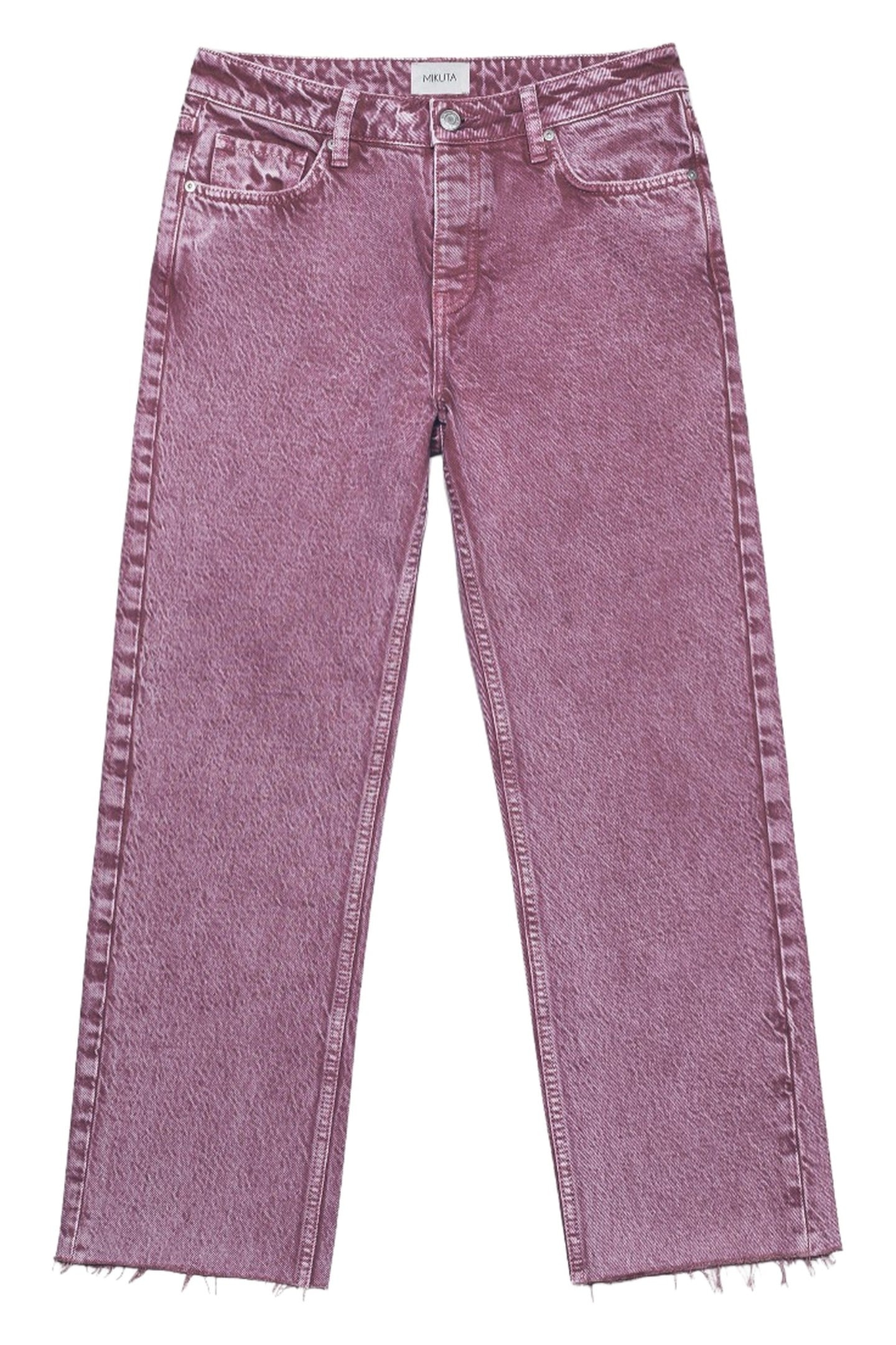 THE PINK FADED CROPPED STRAIGHT JEANS PINK 3