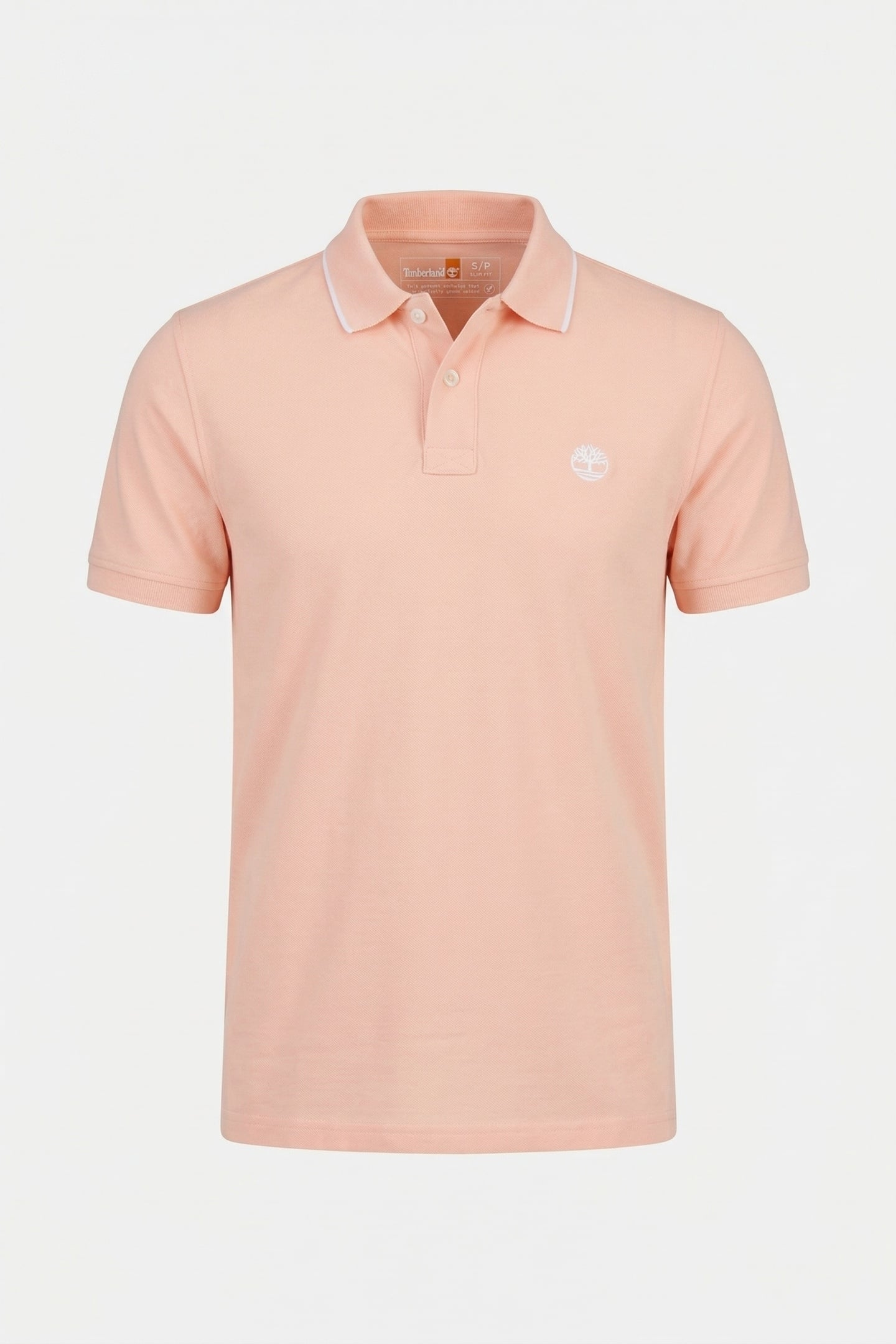 MILLERS RIVER PRINTED SHORT SLEEVE POLO TROPICAL PEACH 4