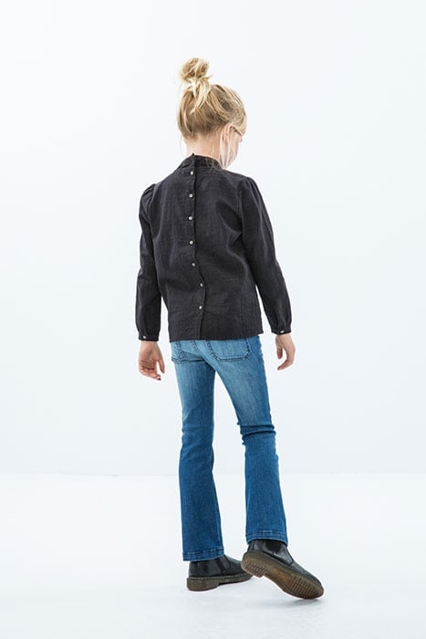 GIRLS GABY BLOUSE OFF BLACK 3