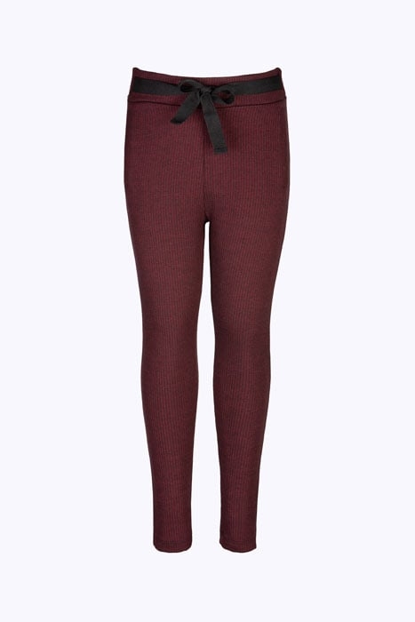 GIRLS JETTE PANT TWEED WINE 1