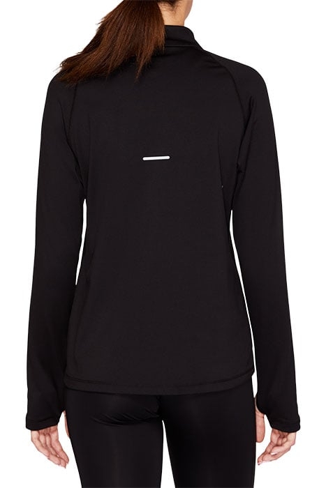 WINTER 1/2 ZIP TOP PERFORMANCE BLACK 2