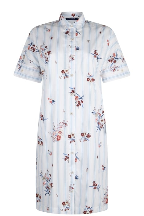 LONG SHIRT DRESS BLUE 1