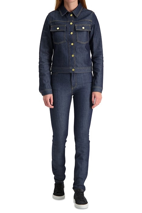 SUZY RAW DENIM JACKET DARK BLUE 3