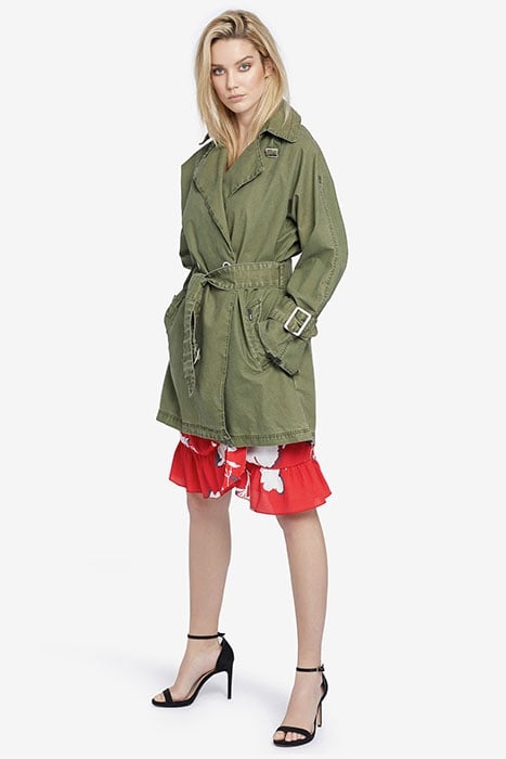 LUCILLE COAT LIGHT OLIVE 5