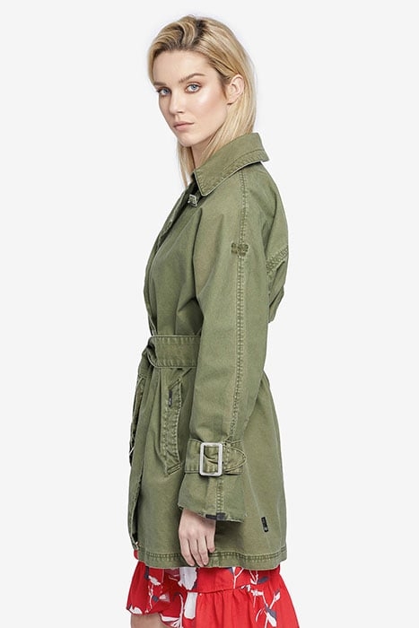 LUCILLE COAT LIGHT OLIVE 6