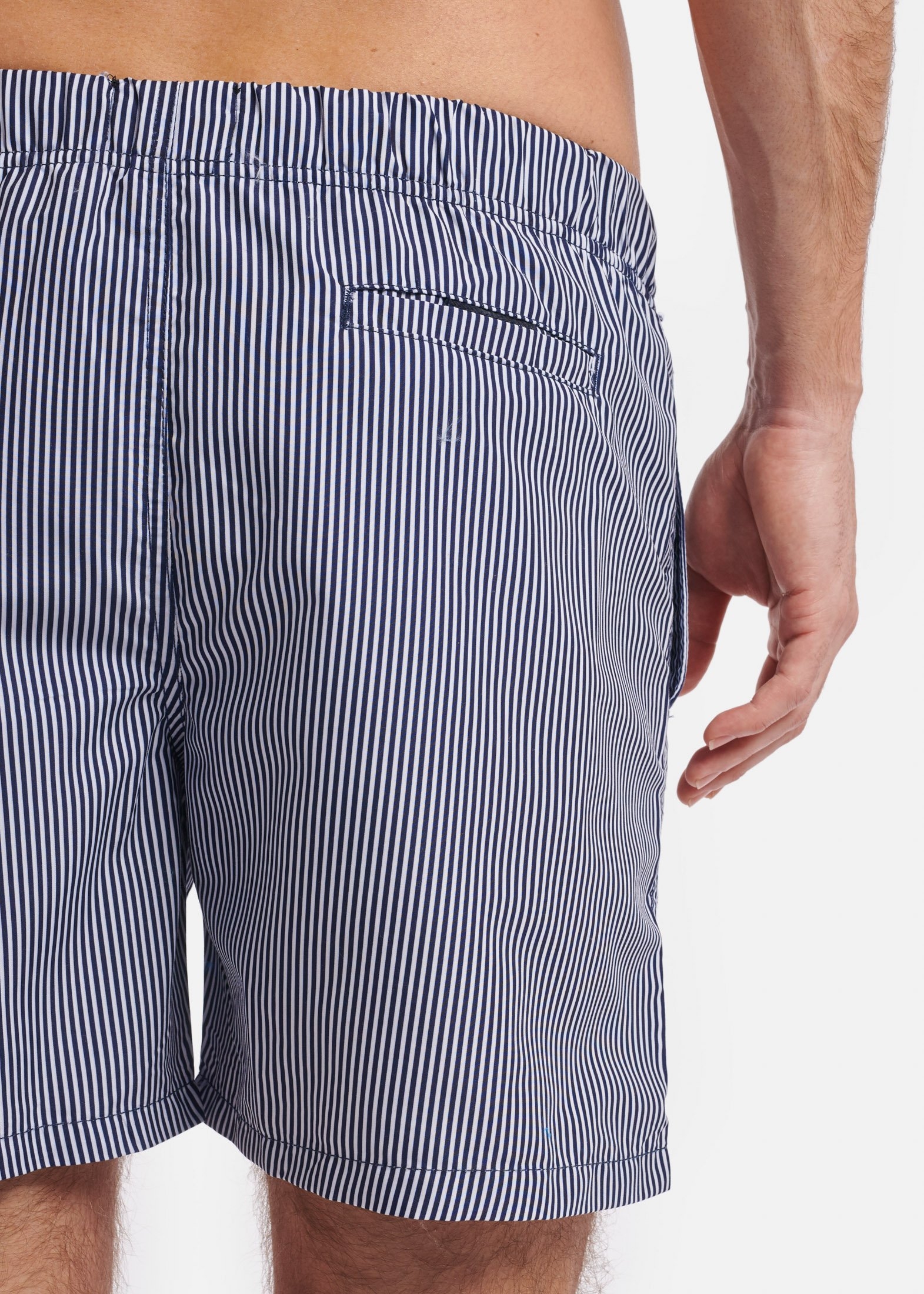 MEN SWIM SHORTS SKINNY STRIPE DARK NAVY 3
