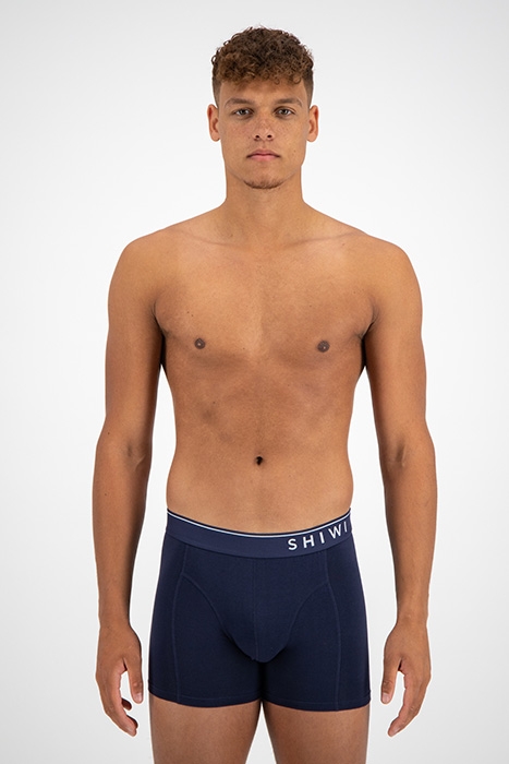 MEN BOXERSHORT SOLID DARK NAVY 2