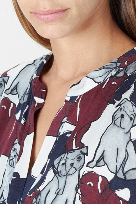 DRESS WITH BIG CUFFS MULTI 2