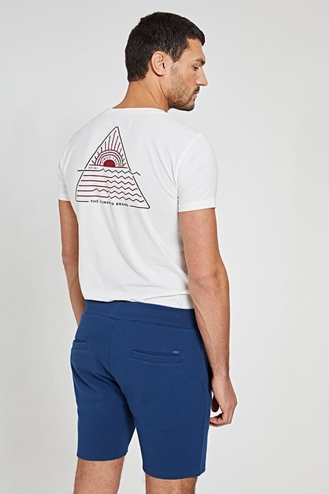 MEN PIQUE SWEAT SHORT MAVIS JEANS BLUE 4