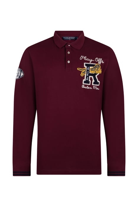 CUSTOM FIT COTTON POLO RED RU 1