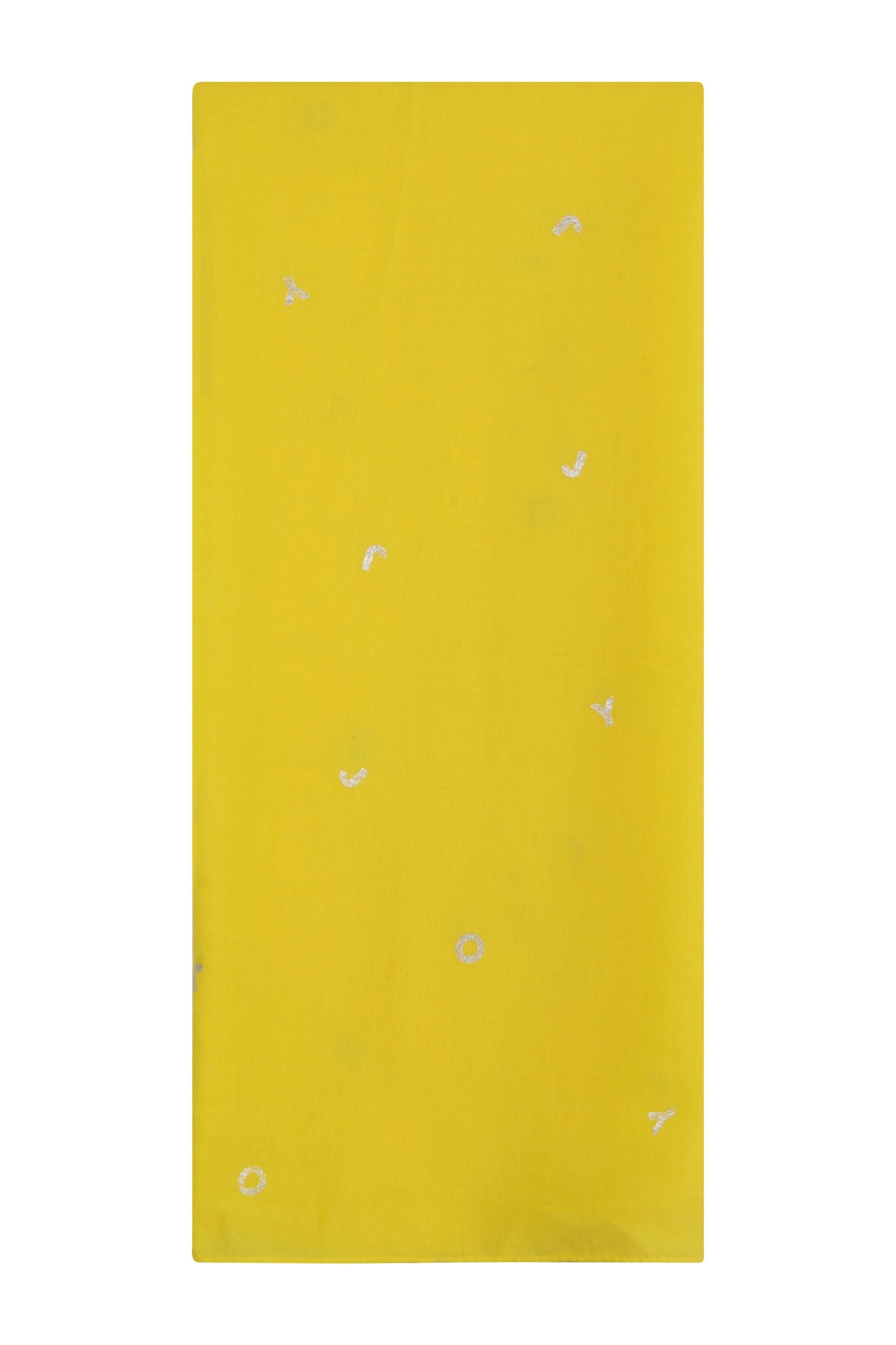 SCARF WOVEN BLAZING YELLOW 4