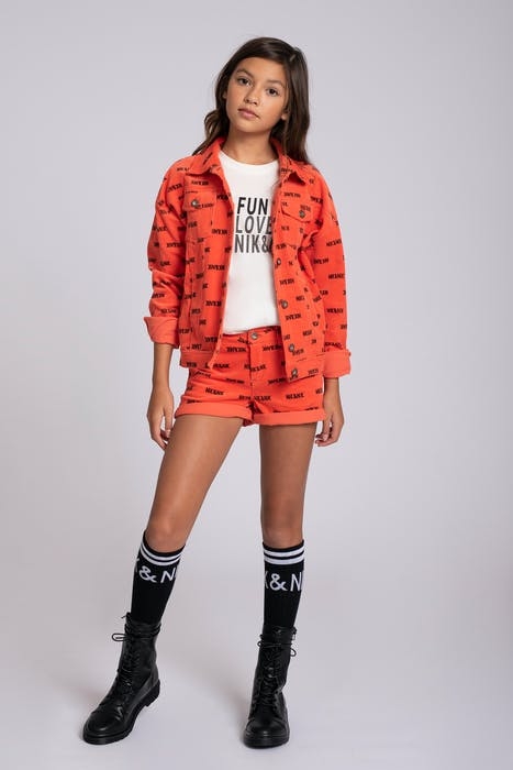 CORI SHORTS CORAL RED 3