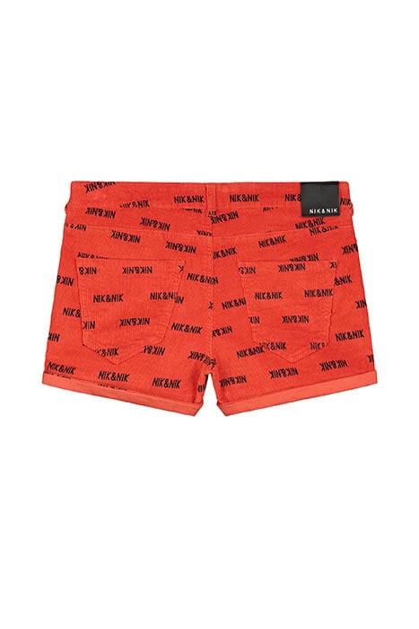 CORI SHORTS CORAL RED 2