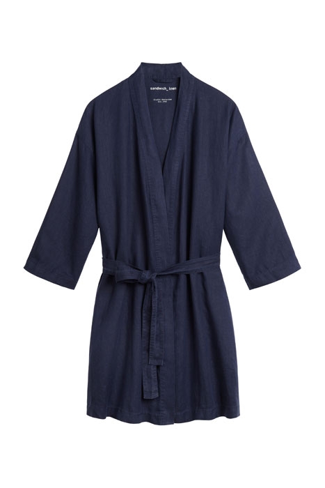 ACCESSORIES BATHROBE NAVY 1