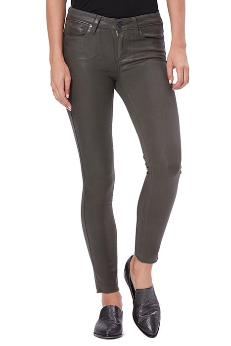 VERDUGO ANKLE RAW HEM CHIVE LUXE COATING 1