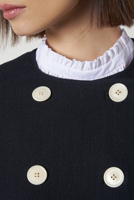 TAMMIE DOUBLE BREASTED COAT BLU-MIDNIGHT 3