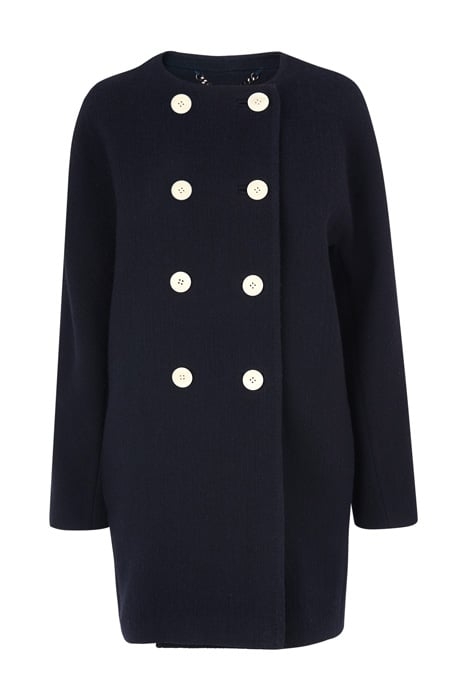 TAMMIE DOUBLE BREASTED COAT BLU-MIDNIGHT 4