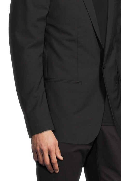 M. CHRISTIAN COOL WOOL JACKET BLACK 4