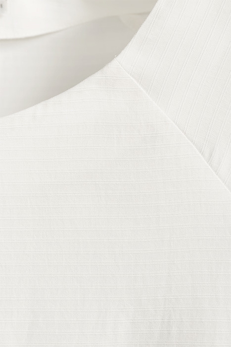 DRAWSTRING DRESS OFF WHITE 6