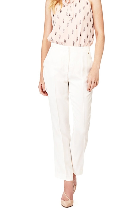 CROP FLARE PANTS TRUE WHITE A000 3