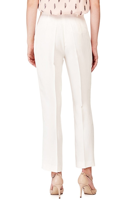 CROP FLARE PANTS TRUE WHITE A000 2