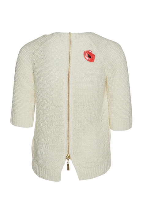 COMF ROUND NECK SWEAT 3/4 SL WHITE 2