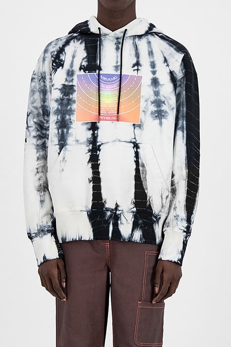 BLACK SHIBORI HALSHI HOODY 1