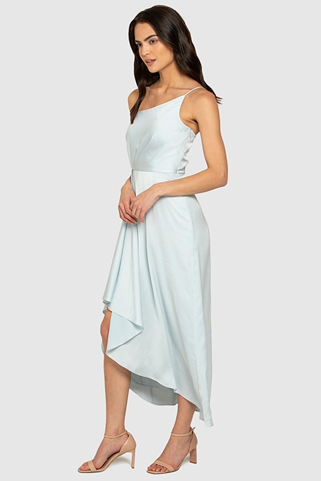 DANIELLE STRAPPY RUFFLE MAXI GOWN PALE MIST 4