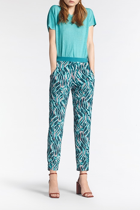 PULLOVER SHORT SLEEVES BLUE TURQUOISE 2