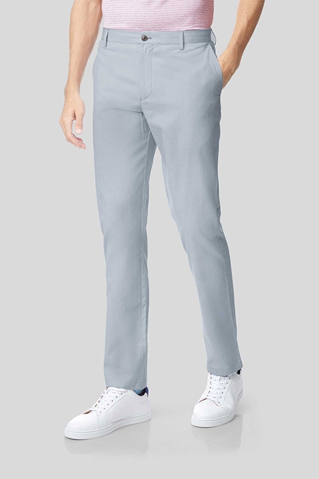 LIGHT BLUE EXTRA SLIM FIT FINE STRIPE TROUSER 1