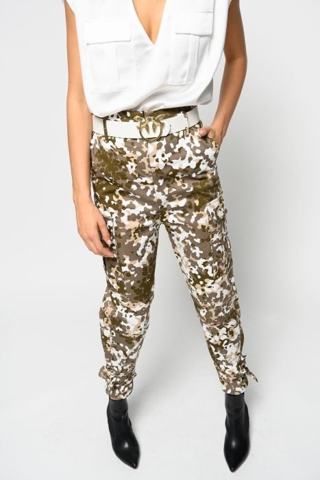 APEROL PANTALONE GABARDINA MIL BEIGE/GREEN MULTI-COLOUR 3