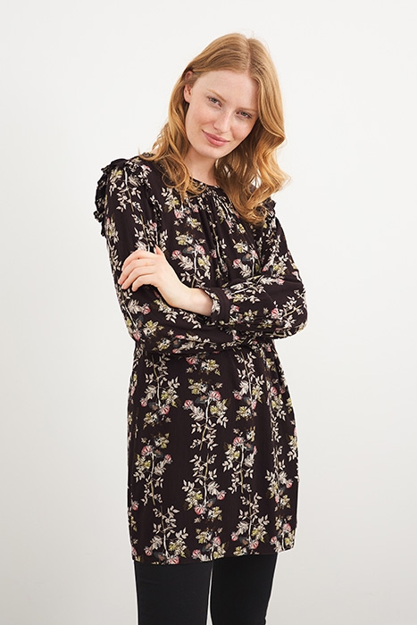 LARISSA TUNIC BROWN MULTI 1