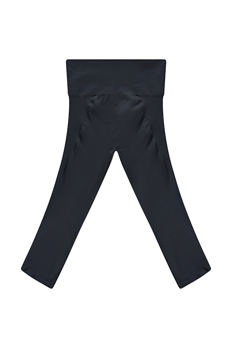 CROPPED SEAMLESS LEGGING COAL 2