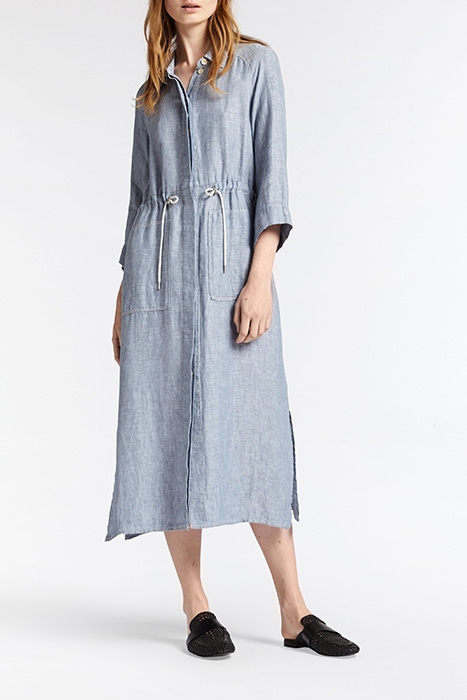 DRESS WOVEN LONG CLOUD MELANGE 1