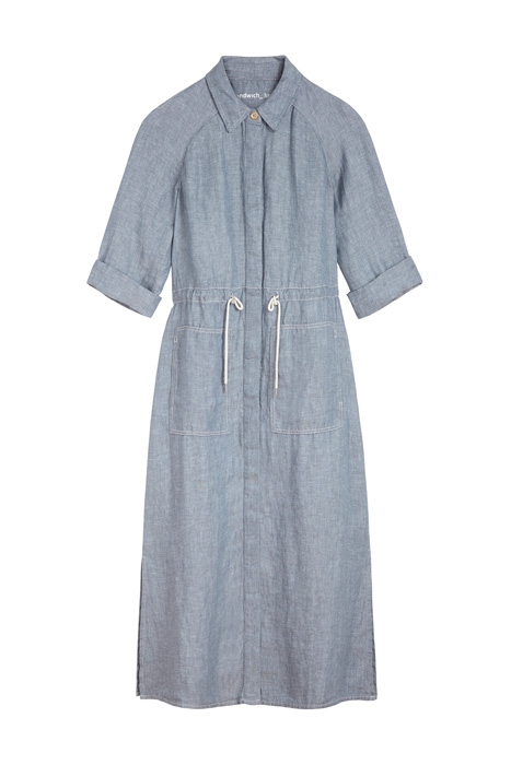 DRESS WOVEN LONG CLOUD MELANGE 2