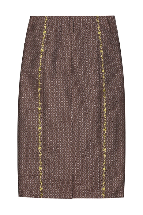 BROWN KENDRA SKIRT 3