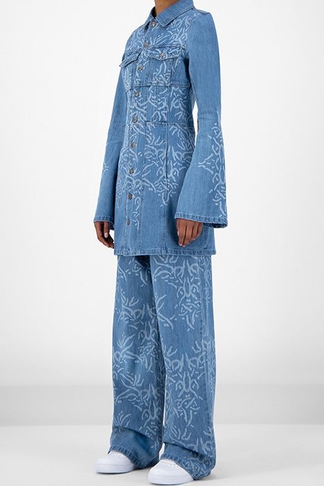 LIGHT LAZERED DENIM JAWARE JACKET 3