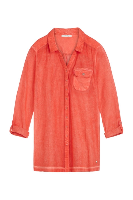 BLOUSE JERSEY LONG SLEEVES HOT CORAL 2