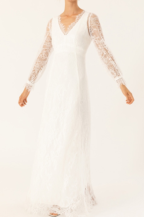 BRIDAL MATERNITY DRESS MAXI SNOW WHITE 2