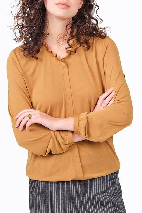 BLOUSE JERSEY LONG SLEEVES 22001956 BISTRE 1