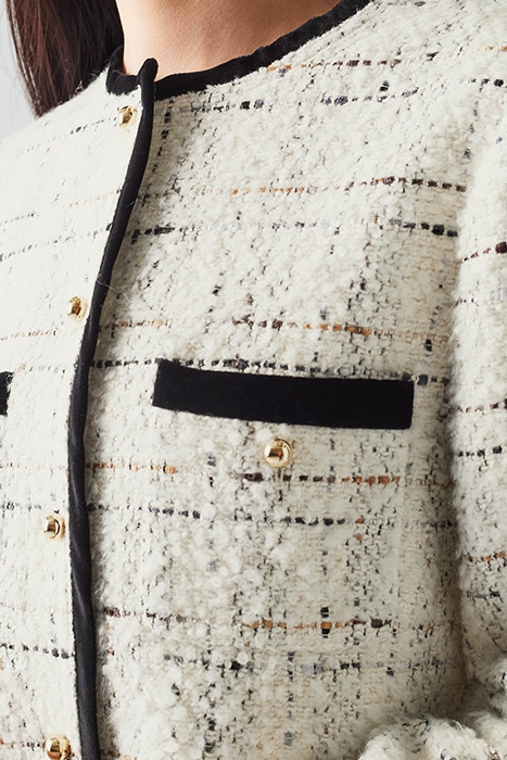 SILVIA CROPPED JACKET CRE-CREAM 4