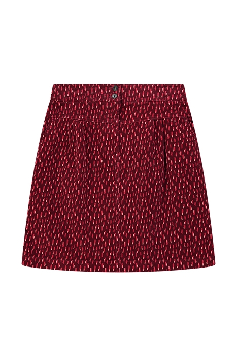 SADIE CORD SKIRT PLUM 1